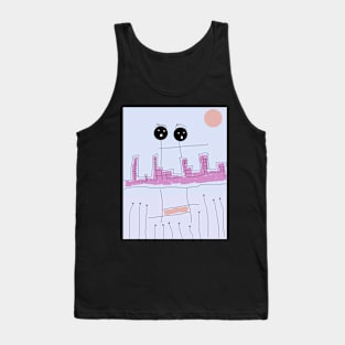 The Kids Taking in the City Stick Figure Tank Top